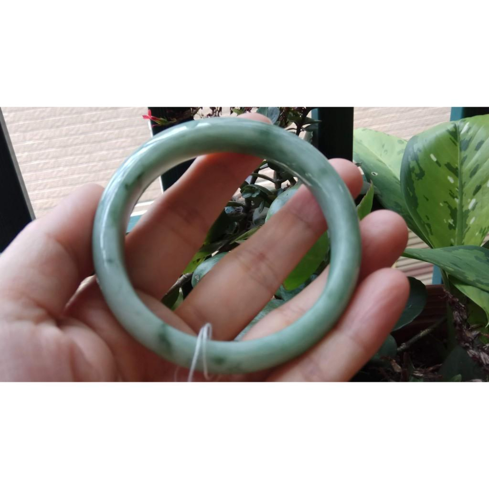 18.37圍天然緬甸玉硬玉翡翠A貨冰糯種滿蘋果綠種手鐲玉鐲鐲子手環平安鐲扁口鐲鐲細膩有種水珠寶玉石首飾飾品-細節圖6