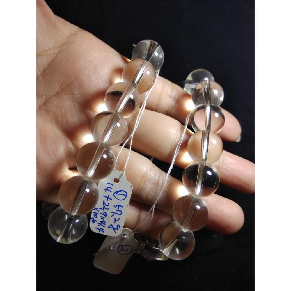 冰透白水晶雕刻貔貅圓珠單圈手鍊手珠佛珠手環手串14mm招財旺財神獸珠寶首飾飾品寶石兩款任選其一-細節圖8