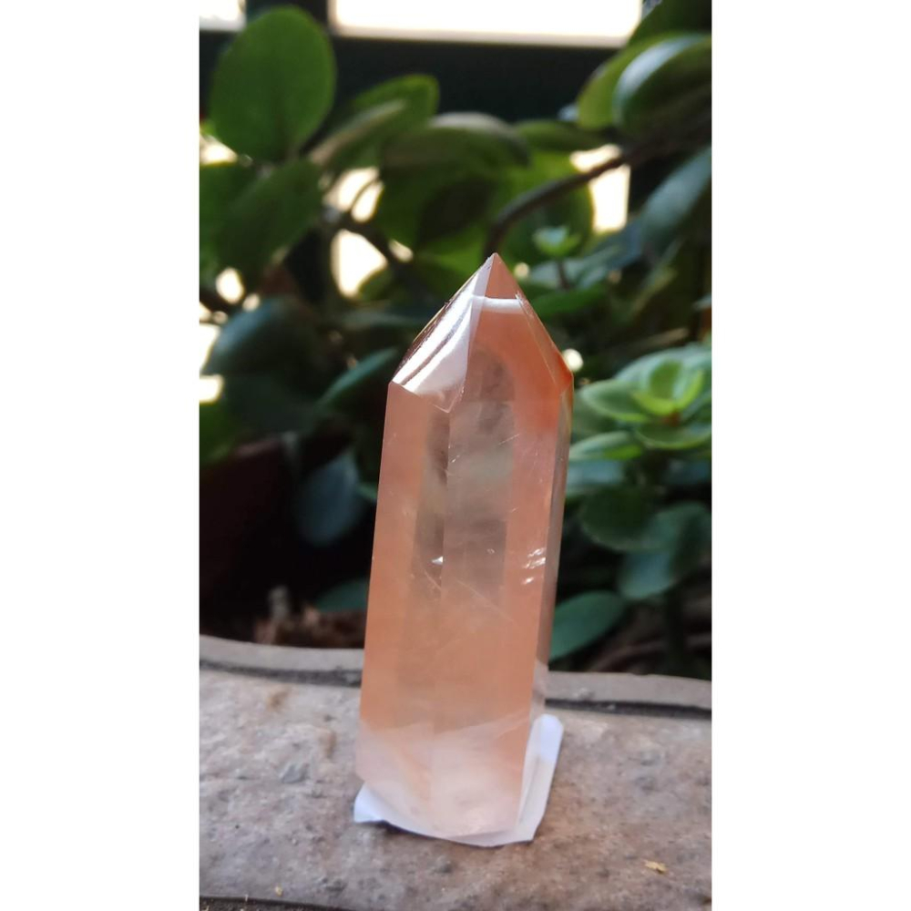 天然水晶極美白紅兔毛清料膠花幽靈共生吊墬墬子項鍊掛件晶柱晶簇擺件風水擺飾珠寶玉石首飾飾品鴻運當頭紅紅火火58.8mm高-細節圖2