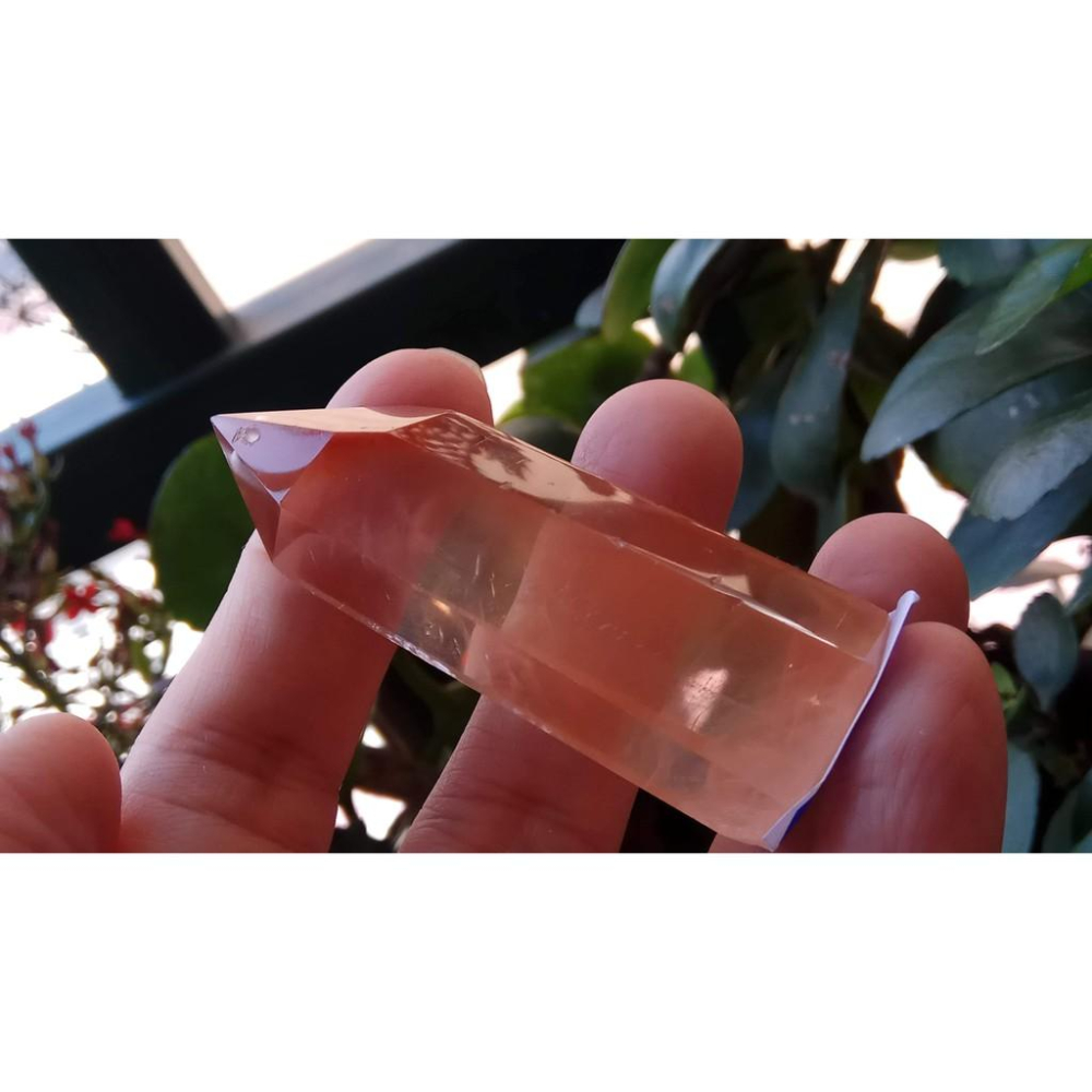 天然水晶極美白紅兔毛清料膠花幽靈共生吊墬墬子項鍊掛件晶柱晶簇擺件風水擺飾珠寶玉石首飾飾品鴻運當頭紅紅火火58.8mm高-細節圖9