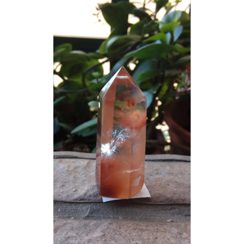 天然水晶極美紅兔毛清料滿絲膠花幽靈共生吊墬墬子項鍊掛件晶柱晶簇擺件風水擺飾珠寶玉石首飾飾品鴻運當頭紅紅火火59.5mm高-細節圖2