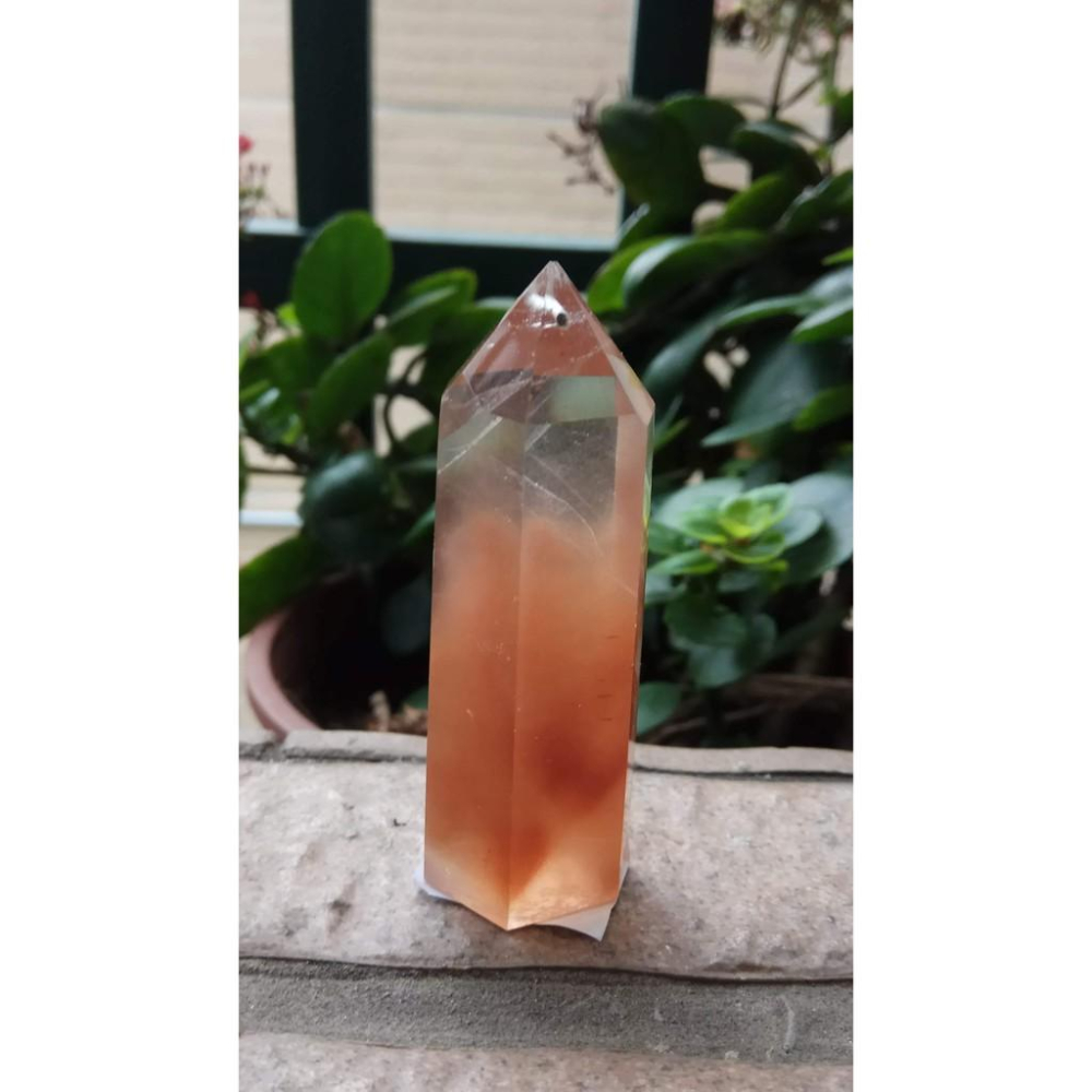 天然水晶極美紅兔毛清料滿絲膠花幽靈共生吊墬墬子項鍊掛件晶柱晶簇擺件風水擺飾珠寶玉石首飾飾品鴻運當頭紅紅火火70.4mm高-細節圖2