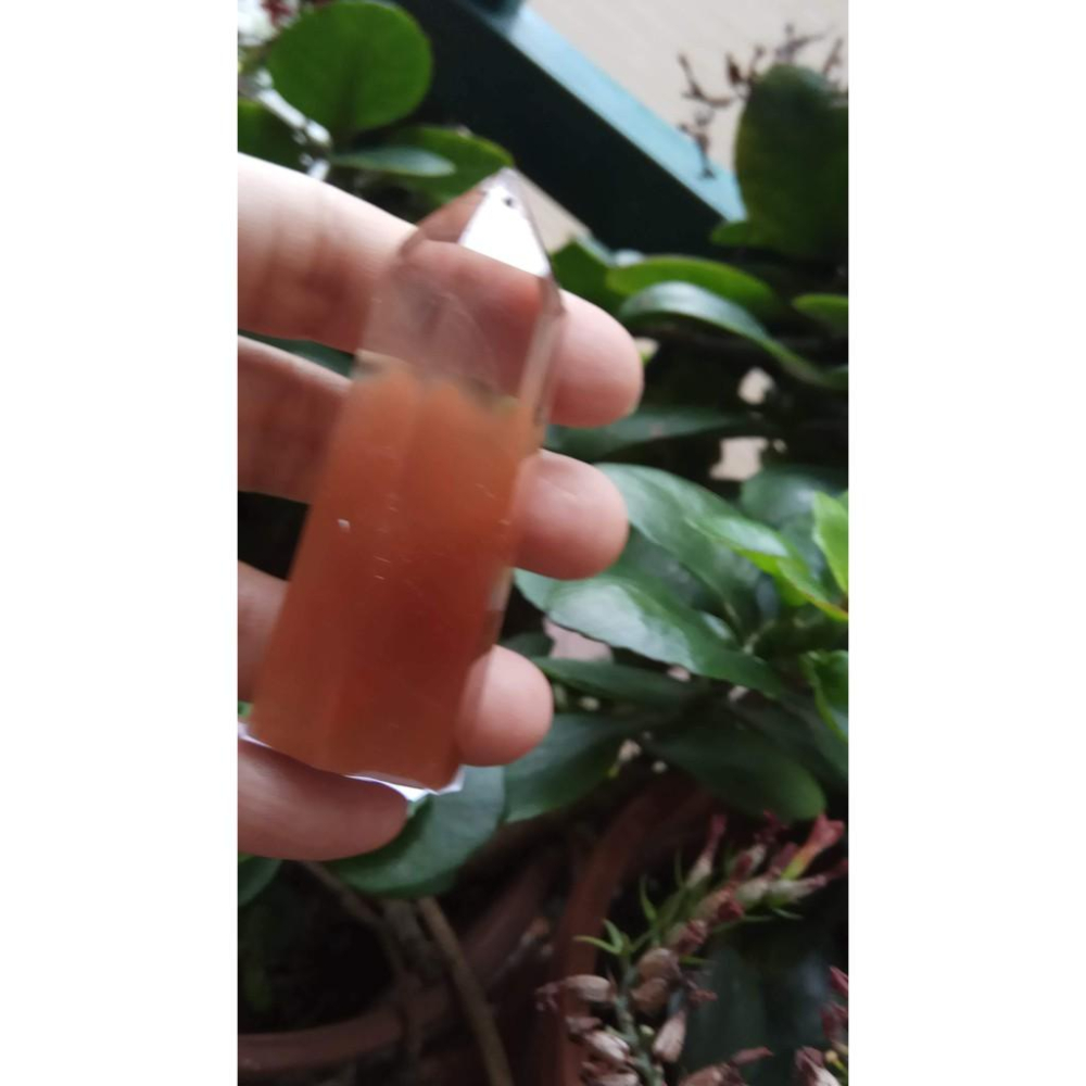 天然水晶極美紅兔毛清料滿絲膠花幽靈共生吊墬墬子項鍊掛件晶柱晶簇擺件風水擺飾珠寶玉石首飾飾品鴻運當頭紅紅火火70.4mm高-細節圖7