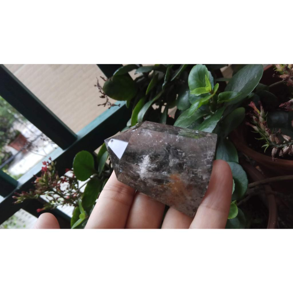 天然水晶四季彩色紅綠幽靈風景石膠花共生鬼佬財神吊墬墬子項鍊掛件晶柱晶簇擺件風水擺飾珠寶玉石首飾飾品寶石58.6mm-細節圖5