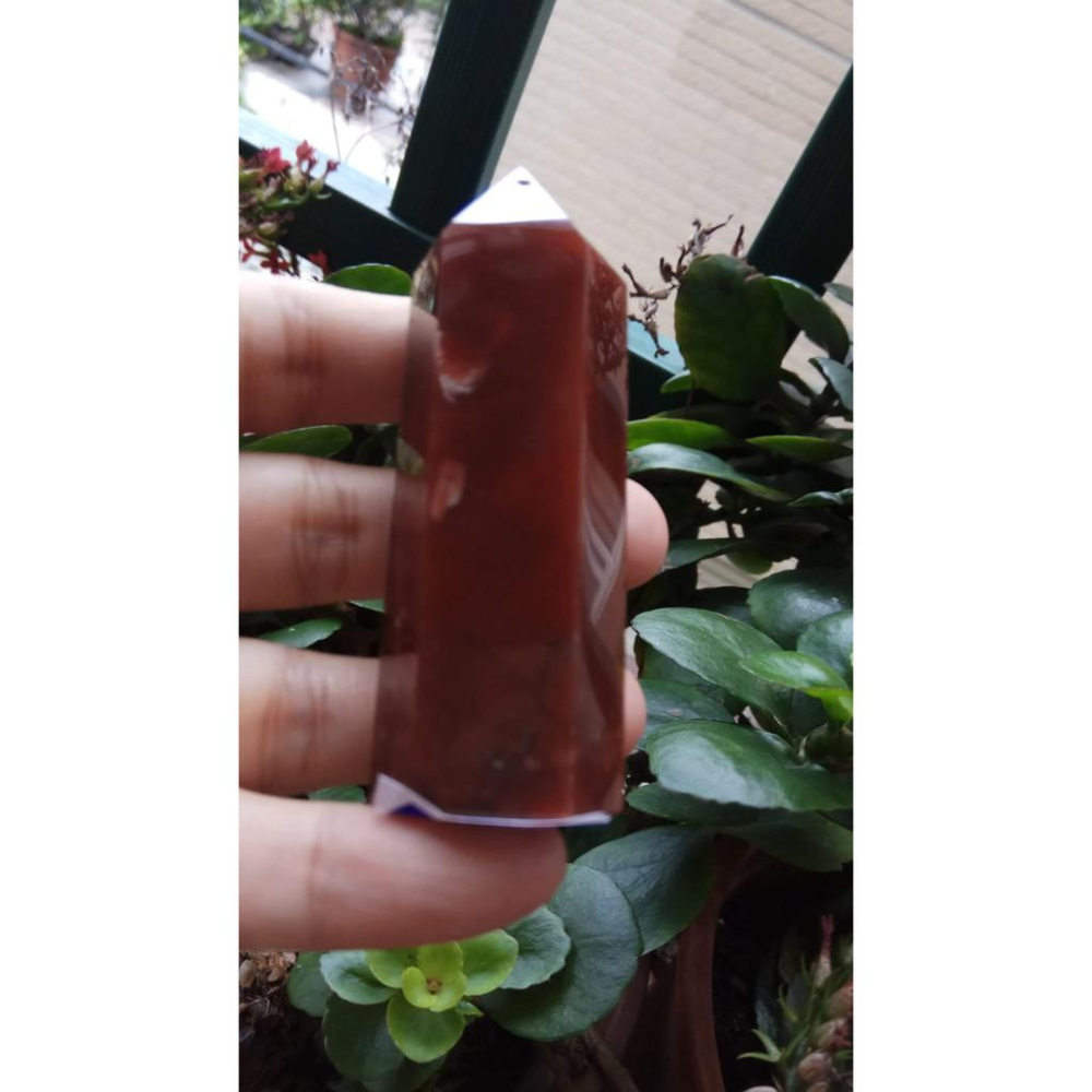 天然水晶極美紅兔毛清料滿絲膠花幽靈共生吊墬墬子項鍊掛件晶柱晶簇擺件風水擺飾珠寶玉石首飾飾品鴻運當頭紅紅火火77.6mm-細節圖6