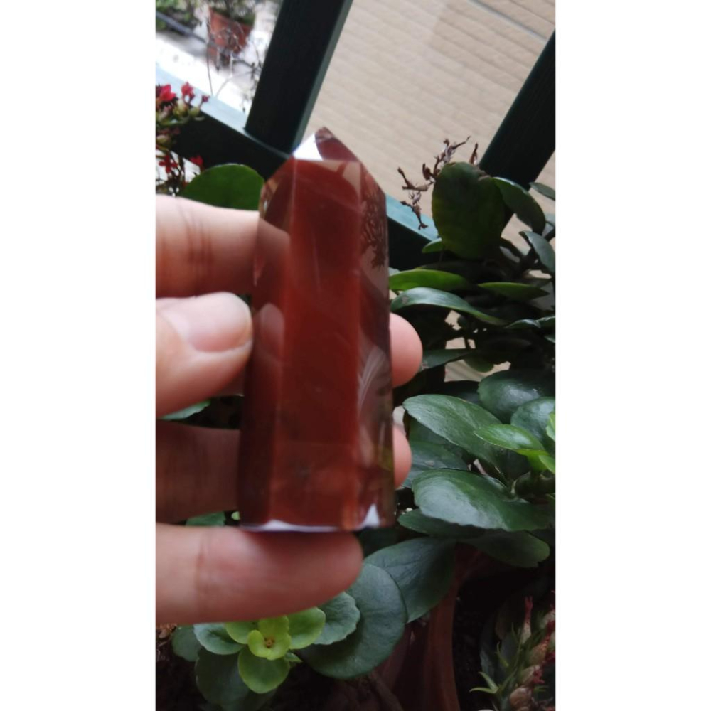 天然水晶極美紅兔毛清料滿絲膠花幽靈共生吊墬墬子項鍊掛件晶柱晶簇擺件風水擺飾珠寶玉石首飾飾品鴻運當頭紅紅火火77.6mm-細節圖7