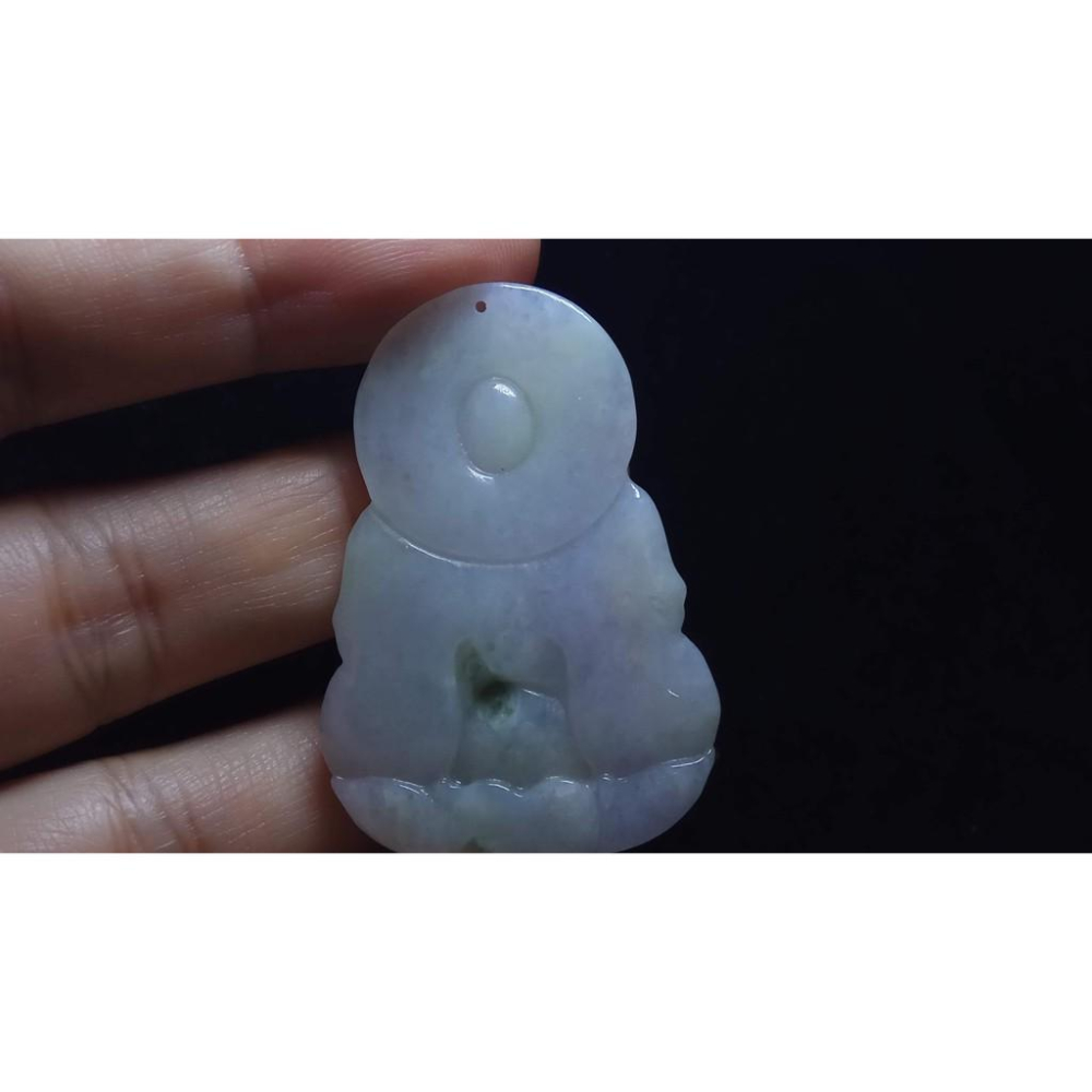 天然玉石硬玉緬甸玉正品A貨翡翠春帶彩紫羅蘭飄花吊墬玉珮玉牌墬子玉墬掛件項鍊觀音菩薩雙彩珠寶寶石首飾飾品-細節圖7