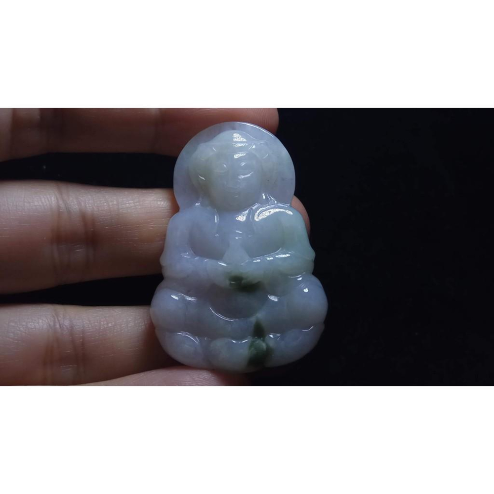 天然玉石硬玉緬甸玉正品A貨翡翠春帶彩紫羅蘭飄花吊墬玉珮玉牌墬子玉墬掛件項鍊觀音菩薩雙彩珠寶寶石首飾飾品-細節圖9