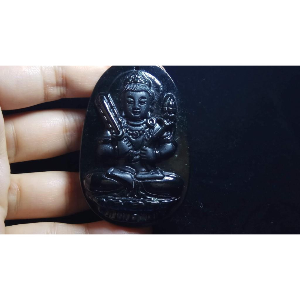 附證書天然玉石硬玉緬甸玉正品A貨翡翠墨翠吊墬玉珮玉牌墬子玉墬掛件項鍊雙面精雕虛空菩薩珠寶寶石首飾飾品-細節圖3