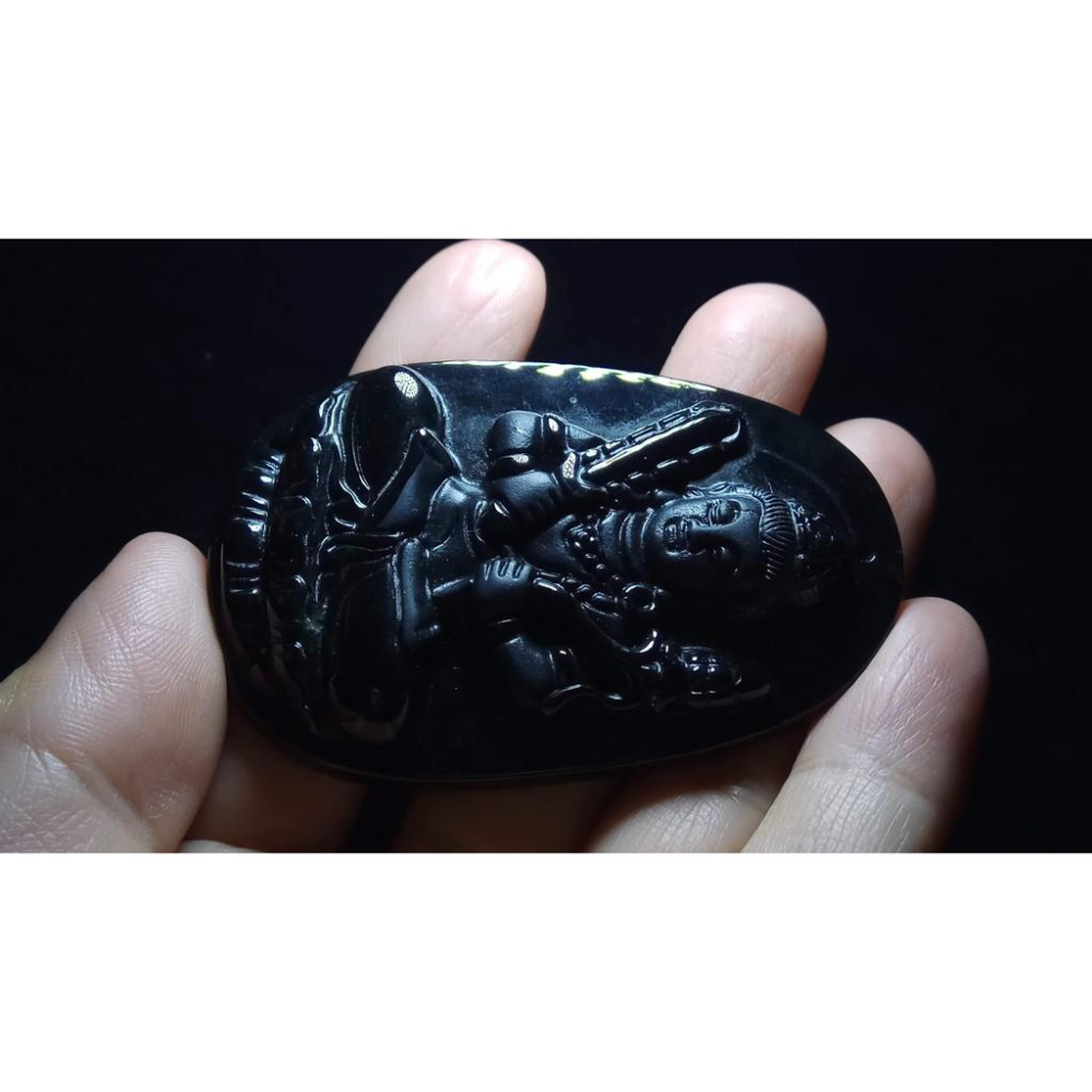 附證書天然玉石硬玉緬甸玉正品A貨翡翠墨翠吊墬玉珮玉牌墬子玉墬掛件項鍊雙面精雕虛空菩薩珠寶寶石首飾飾品-細節圖9