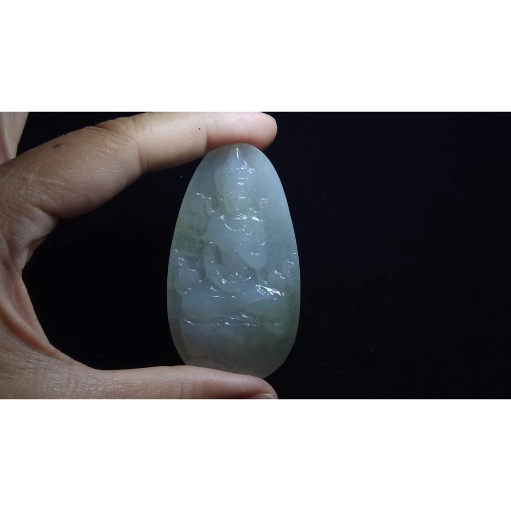天然玉石緬甸玉硬玉A貨翡翠冰種紫羅蘭黃翡立體精雕吊墬玉珮墬子玉墬掛件觀音菩薩如來佛像珠寶寶石首飾飾品-細節圖6