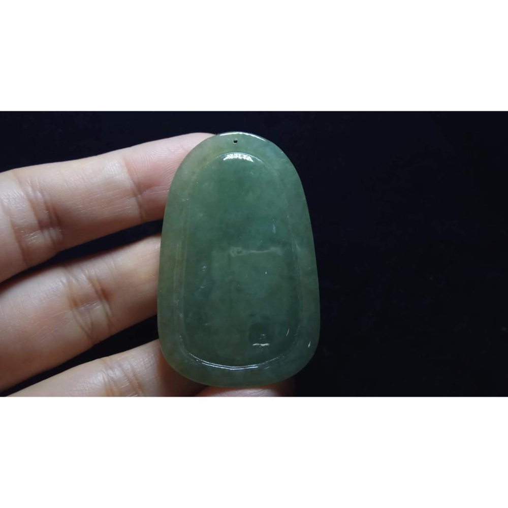 天然玉石緬甸玉硬玉A貨翡翠藍水種油青立體精雕吊墬玉珮墬子玉墬掛件觀音菩薩如來佛像珠寶寶石首飾飾品-細節圖3