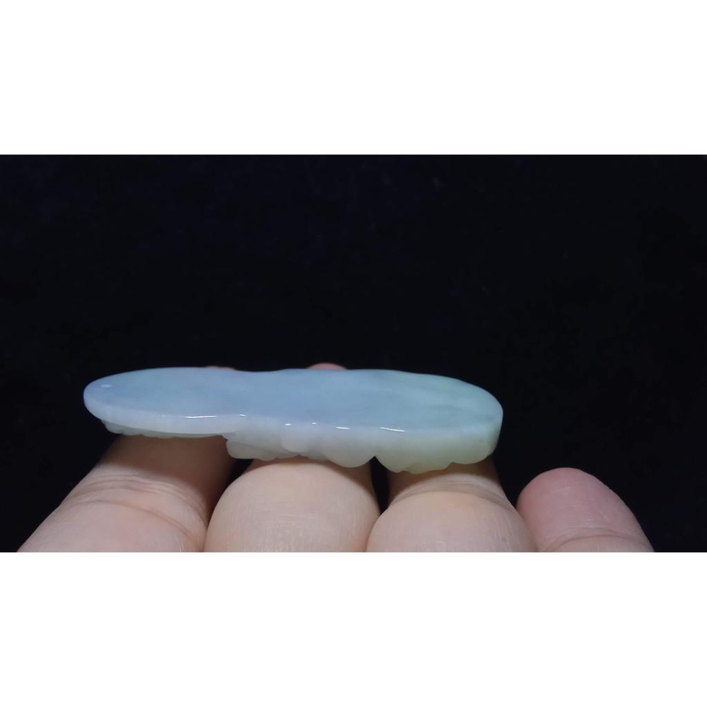 天然玉石緬甸玉正品A貨翡翠春帶彩紫羅蘭吊墬玉珮玉牌墬子玉墬掛件項鍊觀音菩薩雙彩珠寶寶石首飾飾品51.3mm-細節圖4