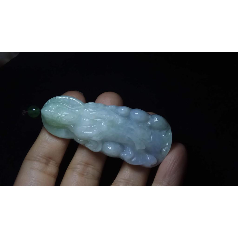 天然玉石緬甸玉正品A貨翡翠春帶彩紫羅蘭吊墬玉珮玉牌墬子玉墬掛件項鍊觀音菩薩雙彩珠寶寶石首飾飾品-細節圖8