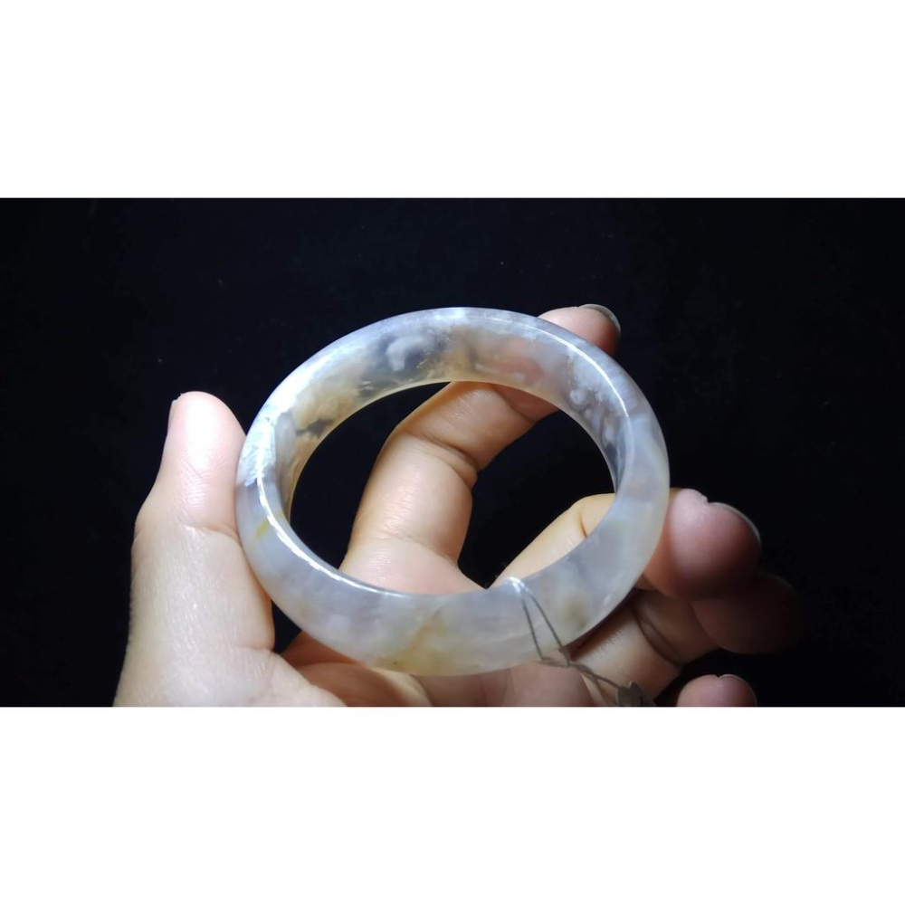 16.68圍✿天然冰種超冰透馬達加斯加粉紅櫻花瑪瑙手鐲手環鐲子玉鐲水晶珠寶玉石寶石首飾飾品精品美鐲-細節圖9