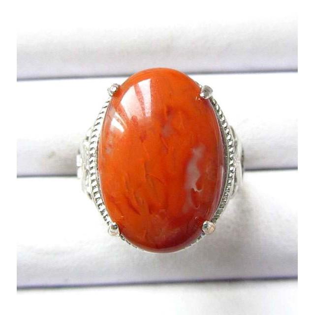 紅紅火火全滿肉*全美水頭足*極美美豔大戒面柿子紅南紅瑪瑙戒指18*14mm活圍活口鴻運當頭珠寶玉石寶石首飾飾品-細節圖3