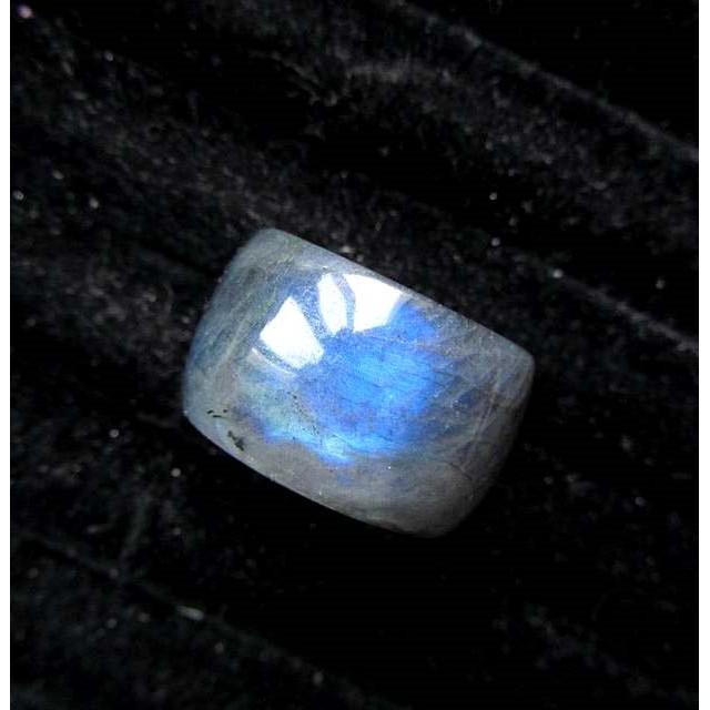 藍月光石拉長石扳指指環戒指掛墬吊墬墬子個性霸氣男戒內徑20.7mm珠寶玉石寶石首飾玉墬飾品-細節圖3
