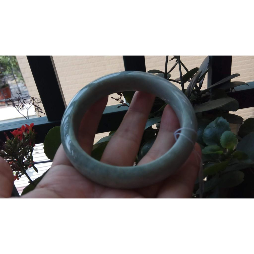 19.86圍天然緬甸玉硬玉翡翠A貨三彩冰糯種藍綠色冰潤手鐲玉鐲鐲子手環圓鐲細膩有種水珠寶玉石首飾飾品-細節圖7