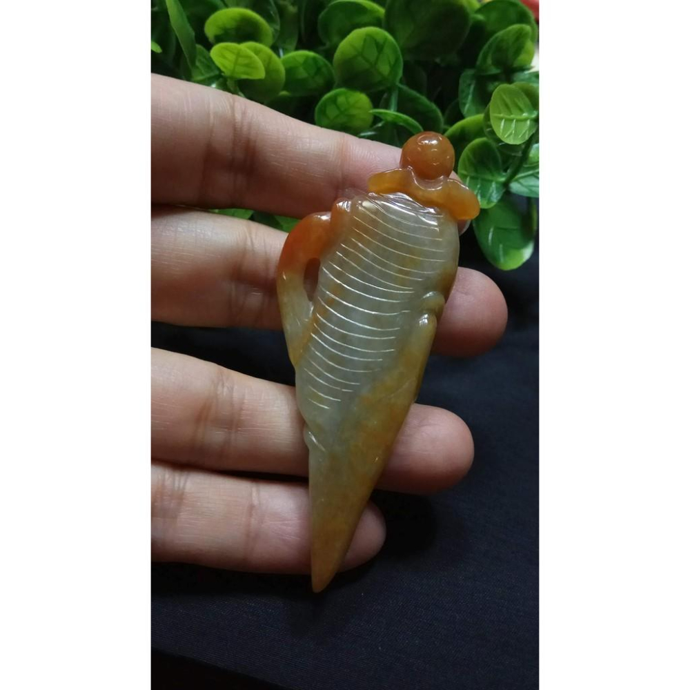 天然玉石硬玉緬甸玉正品A貨翡翠黃翡紅翡立體雙面鏤空精雕人生如意墬子吊墬玉墬掛件項墬手把件珠寶寶石首飾飾品-細節圖6