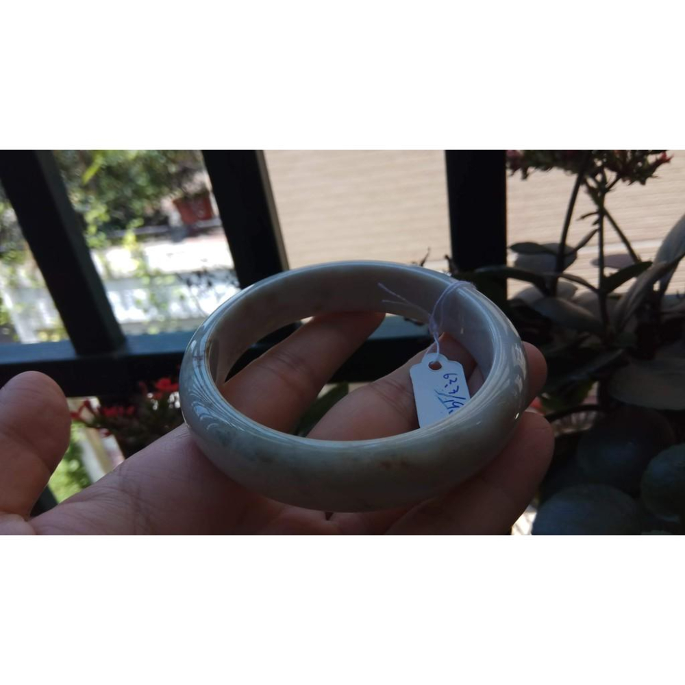 19.83圍天然緬甸玉硬玉翡翠A貨冰糯種春帶彩黃翡飄花冰潤手鐲玉鐲鐲子圓鐲細膩有種水珠寶玉石首飾飾品-細節圖5