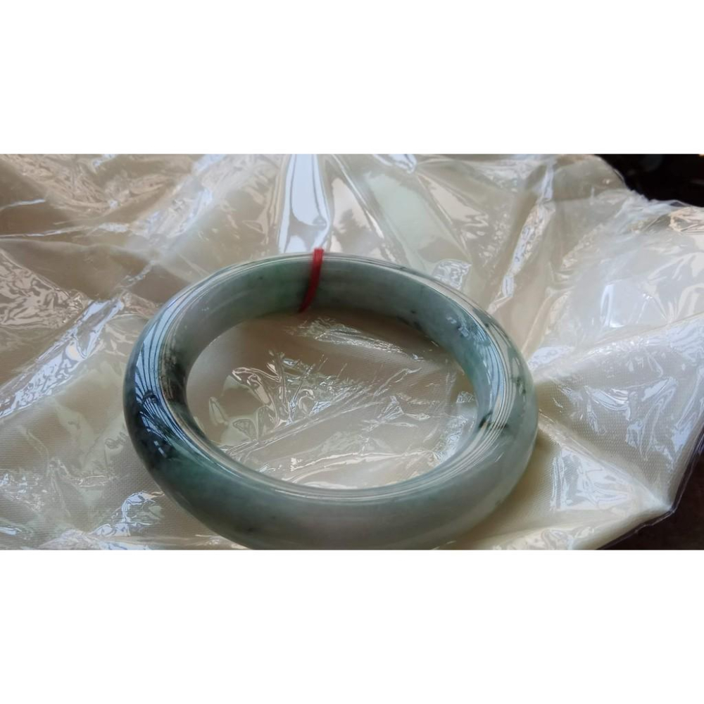 18圍天然緬甸玉硬玉翡翠A貨冰糯種辣綠飄花冰潤手鐲玉鐲鐲子圓骨鐲圓條細膩有種水珠寶玉石首飾飾品-細節圖6