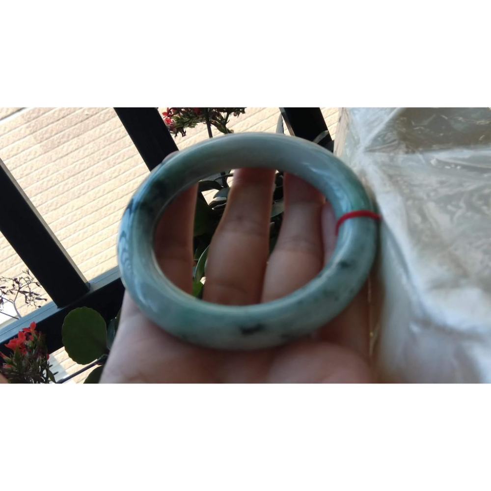 18圍天然緬甸玉硬玉翡翠A貨冰糯種辣綠飄花冰潤手鐲玉鐲鐲子圓骨鐲圓條細膩有種水珠寶玉石首飾飾品-細節圖8