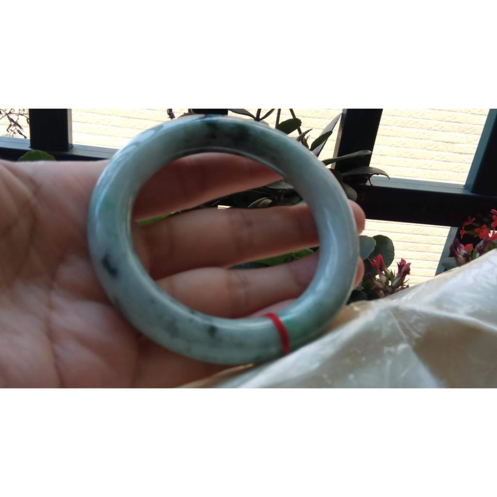 18圍天然緬甸玉硬玉翡翠A貨冰糯種辣綠飄花冰潤手鐲玉鐲鐲子圓骨鐲圓條細膩有種水珠寶玉石首飾飾品-細節圖9