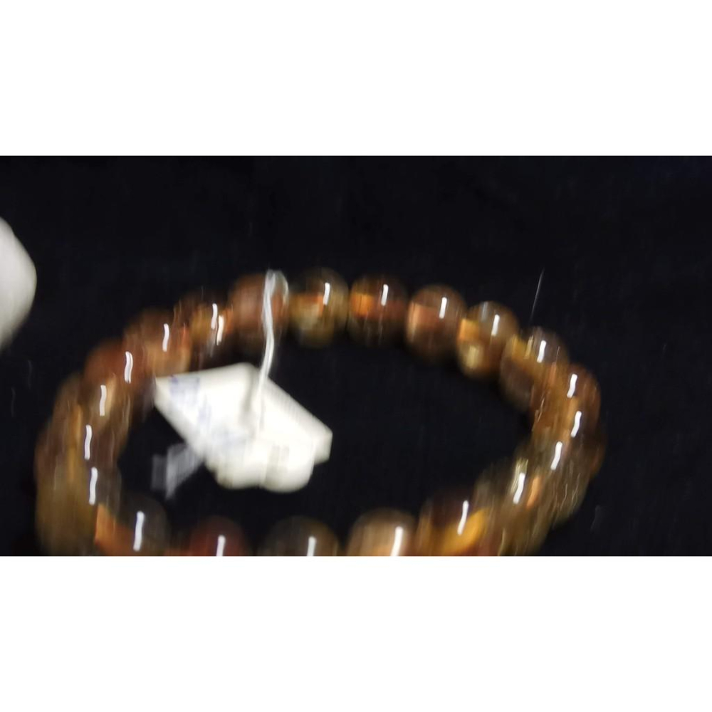 鈦晶紅銅鈦銅髮晶紅髮晶金髮晶手鍊手鏈手珠手串手環佛珠彩色清料9mm/21.9g珠寶玉石首飾飾品-細節圖8