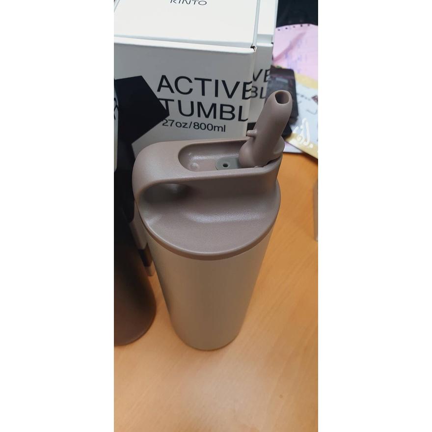 現貨 日本 Kinto  ACTIVE TUMBLER 不銹鋼 運動型 保溫瓶 保冷保溫 直飲 800ml-細節圖3