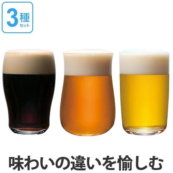 現貨 日本製 ADERIA 日本薄口強化啤酒杯 玻璃杯 三件組 三款各一 禮盒組-細節圖2