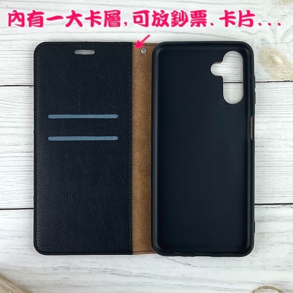 台灣製造 真皮隱式磁扣皮套 Samsung Galaxy A13 5G (6.5吋) 多卡層 磁吸式 真皮皮套 MIT-細節圖7
