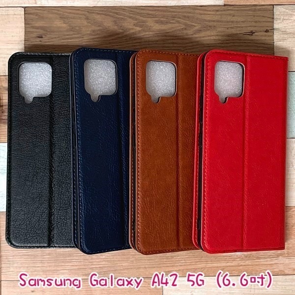 台灣製造 真皮隱式磁扣皮套 Samsung A21s/A22/A31/A32/A42/A52/A52s 多卡層 MIT-細節圖2