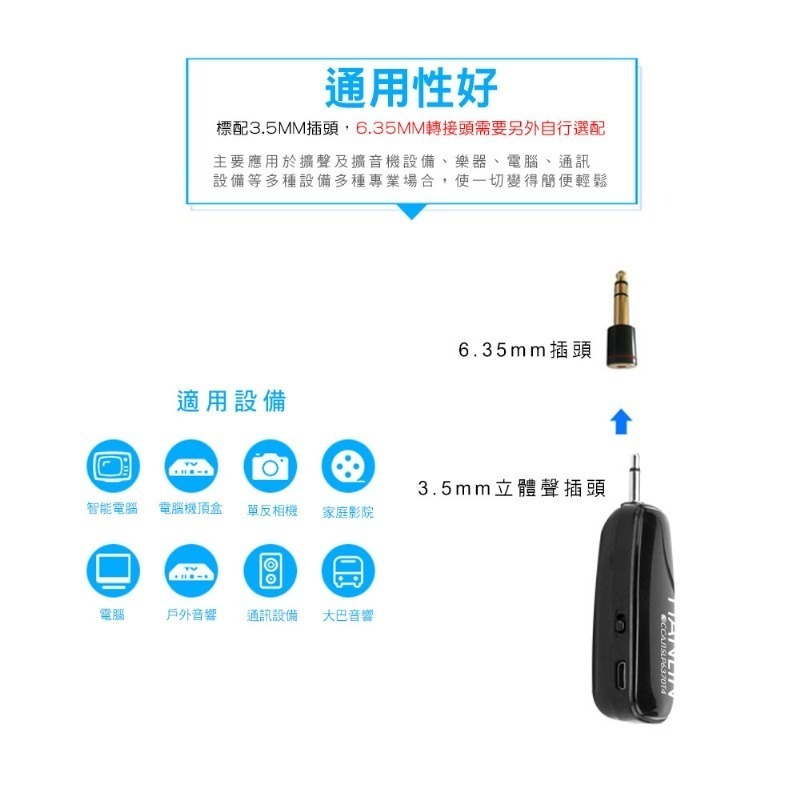 HANLIN 2.4MIC 頭戴2.4G麥克風-細節圖3