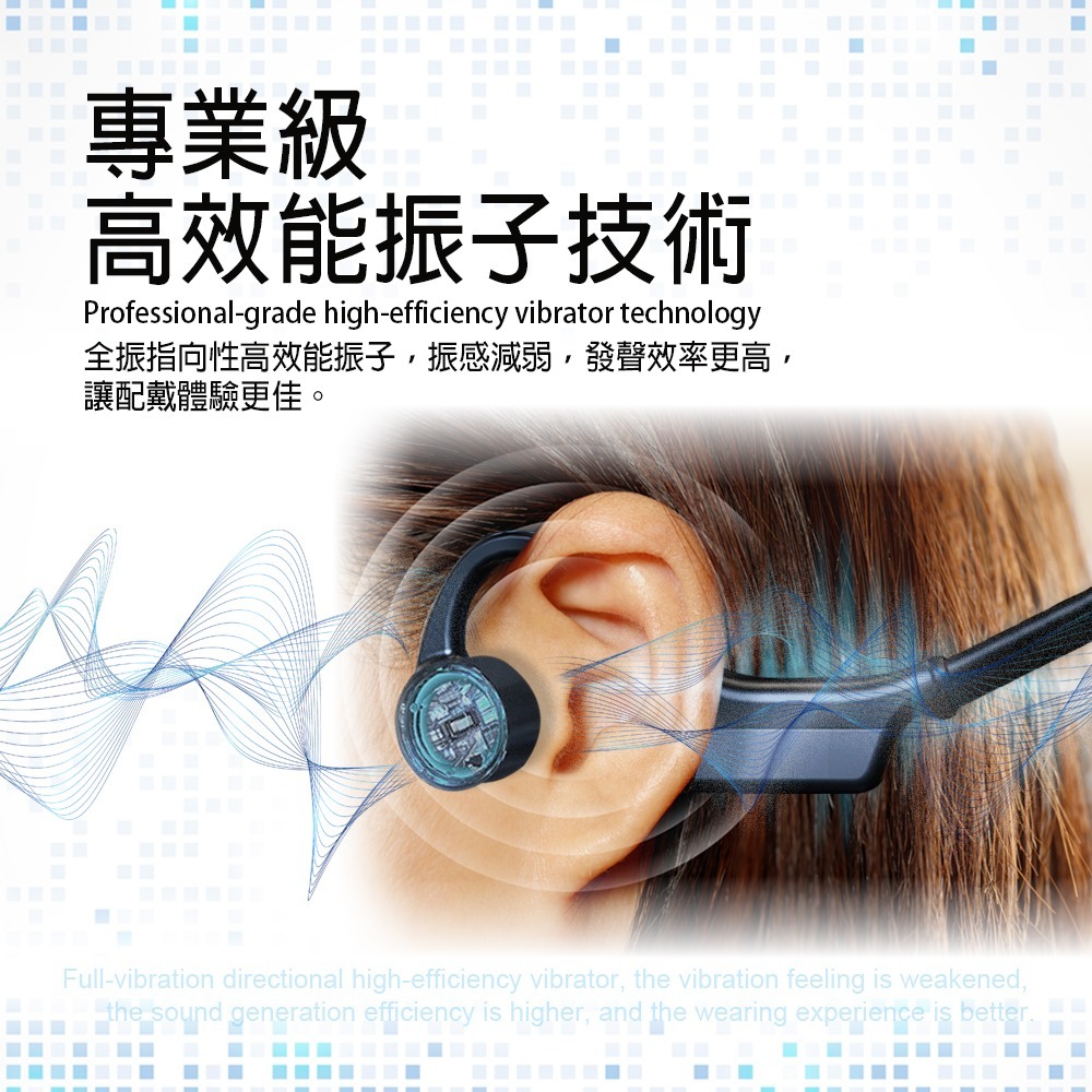 HANLIN BTBS01 藍牙5.3骨傳導藍牙耳機 降噪 不入耳 立體聲 防水 運動 IP67 運動耳機-細節圖5
