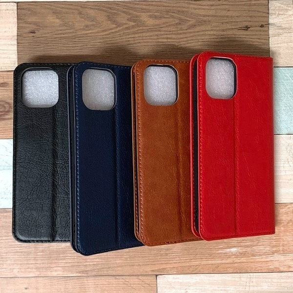 台灣製造 真皮隱式磁扣皮套 iPhone 12 / 12 Pro (6.1吋) 多卡層 磁吸式 真皮皮套 MIT-細節圖2