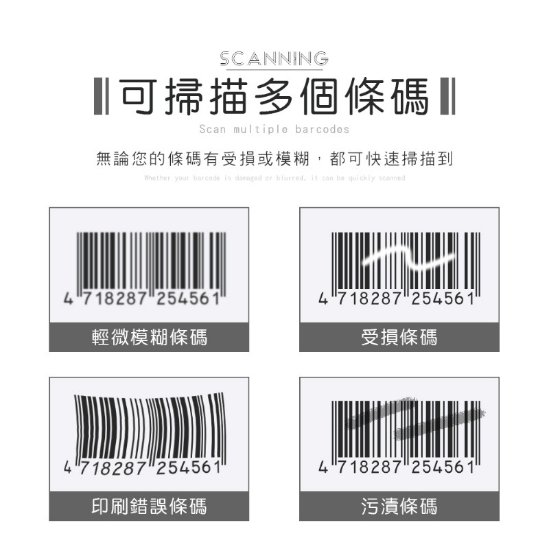 HANLIN QR2.4G 二維碼條碼無線掃描槍 #遠距無線+有線 QR碼 收銀機 出貨掃描-細節圖8