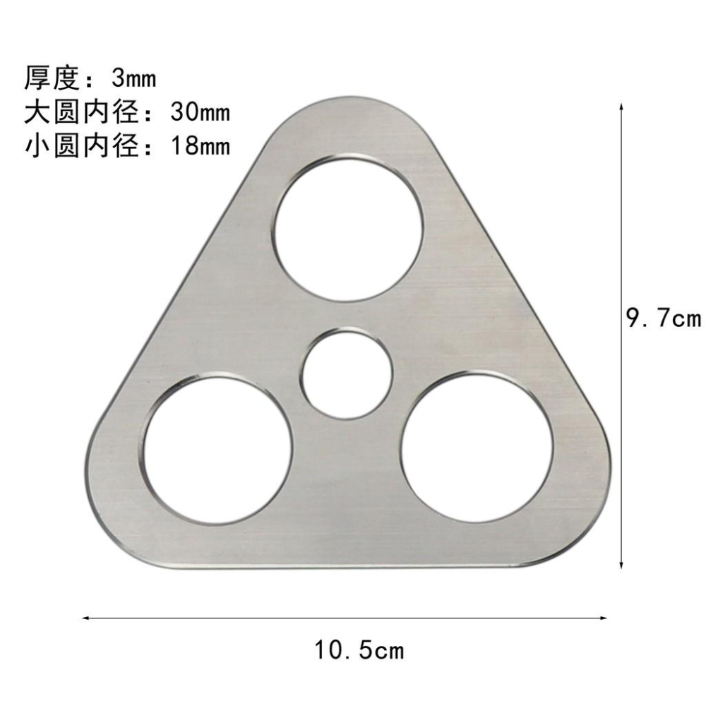 不銹鋼三腳鍊 戶外野營 三角架吊鉤 吊鍋野餐生火支架 不銹鋼三腳架掛鉤  焚火台烤架 湯鍋架 三角片-細節圖8