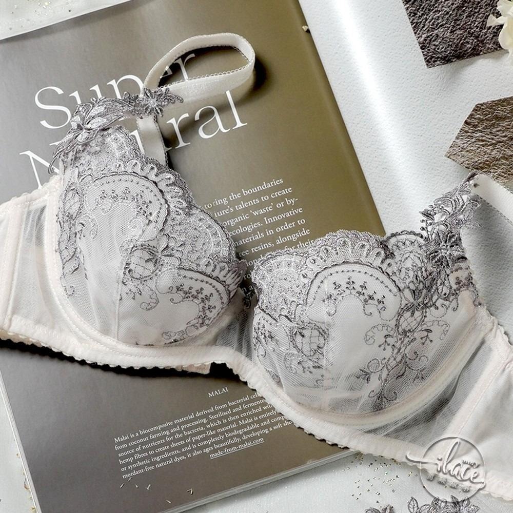 Lady 傾戀凡爾賽系列 刺繡無襯內衣 E罩(迷情膚)-細節圖4