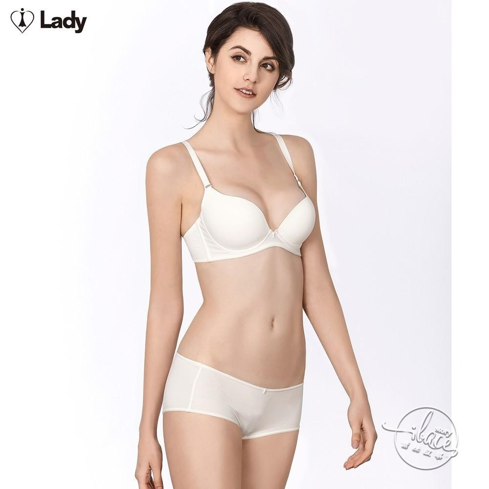 LADY 夢幻W系列 素面無痕深線內衣 B-E罩(時尚黑 / 光影白)-細節圖3