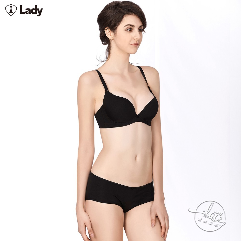 LADY 夢幻W系列 素面無痕深線內衣 B-E罩(時尚黑 / 光影白)-細節圖5
