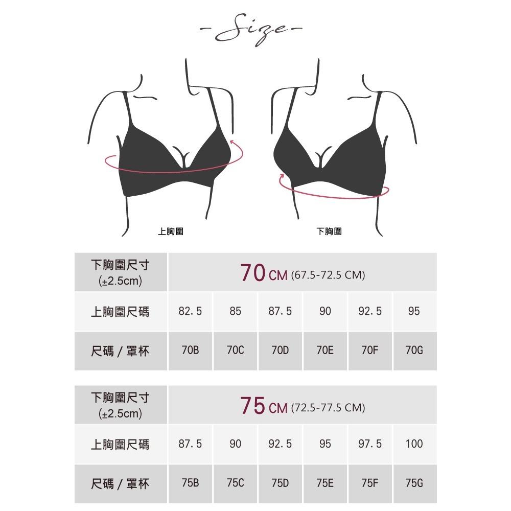 Lady 豔陽花語系列 刺繡機能調整型內衣 B-F罩(優雅膚/玥光灰)-細節圖9