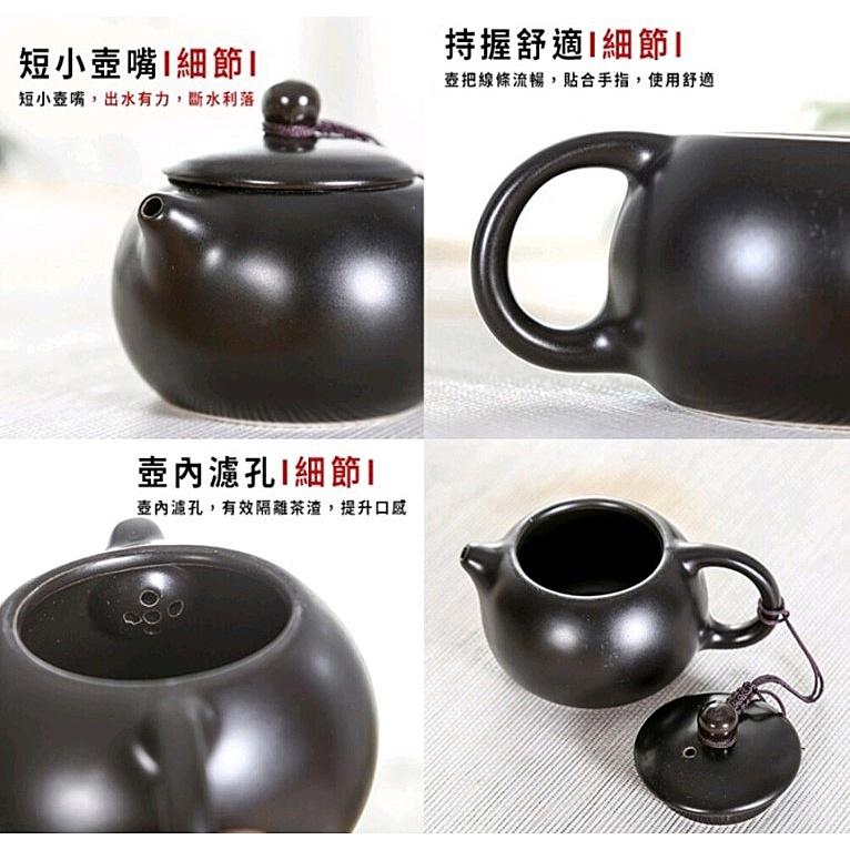 🍀若隱百貨🍀陶瓷旅行茶具套裝 一壺四杯茶具組 泡茶組 快客杯 茶壺 茶杯 露營 旅行 泡茶 茶具組 戶外泡茶 野餐-細節圖5