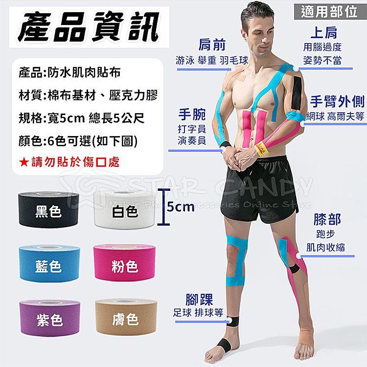 🍀若隱百貨🍀肌肉貼布 肌貼 肌肉繃帶 運動貼布 肌內效貼布 彈性肌肉貼布 運動膠帶 運動肌貼 訓練貼 運動繃帶【A220-細節圖9