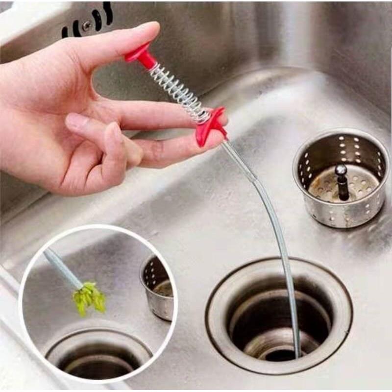 水管清理夾 管道疏通夾 水管疏通神器 毛髮清理器 通水管 通管器 清理鉤 廚房堵塞取物器 下水道疏通器-細節圖5