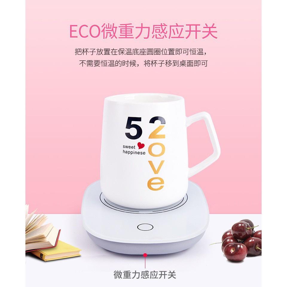 🍀若隱百貨🍀 55℃恆溫自動保溫杯墊 55度c 恆溫自動保溫杯墊 保溫杯墊 （USB供電）-細節圖3