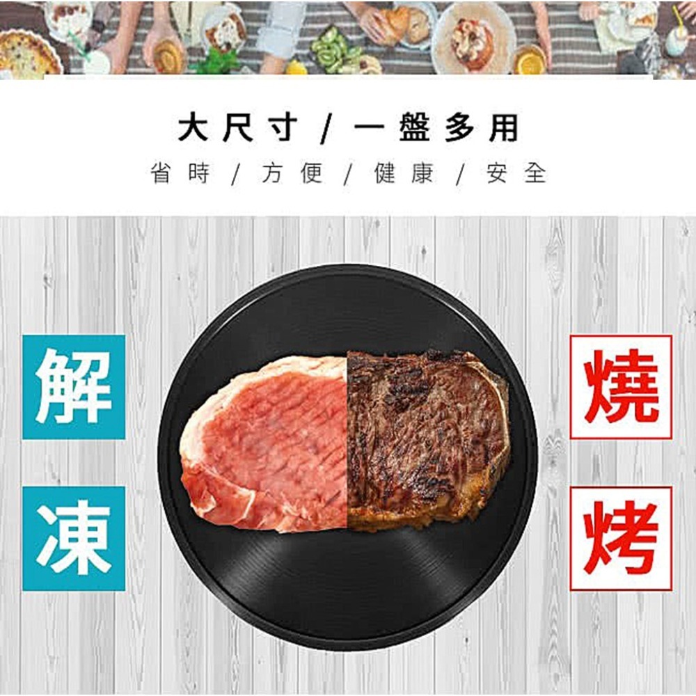 解凍板 導熱板 退冰板 解凍盤 結能板 食物解凍板 瓦斯爐導熱板 防燒焦 廚房用品 鋁合金導熱板-細節圖3