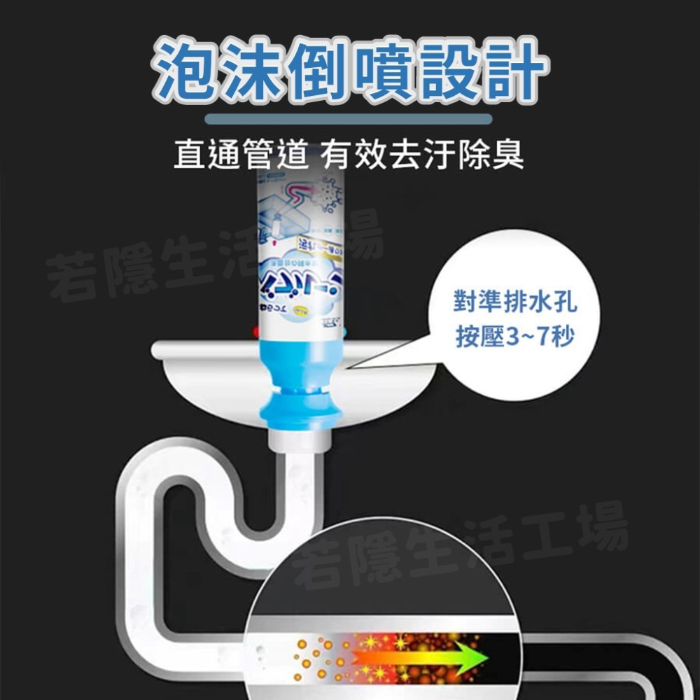 泡沫管道清潔劑 管道清洗劑 管道泡沫清洗劑 管道清潔劑 去味除臭 水管清潔 下水道疏通 管道疏通劑-細節圖5