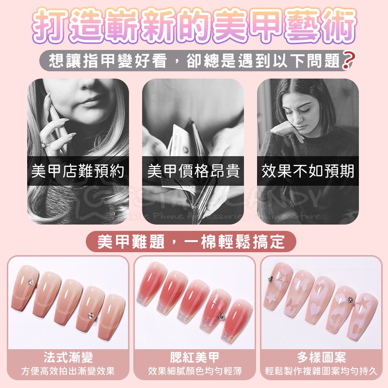 《10入》美甲六角海綿 清潔海綿 洗筆海綿 除膠海綿 美甲工具 美甲材料 海綿 無絮海棉 漸層 暈染 六角【A284】-細節圖4