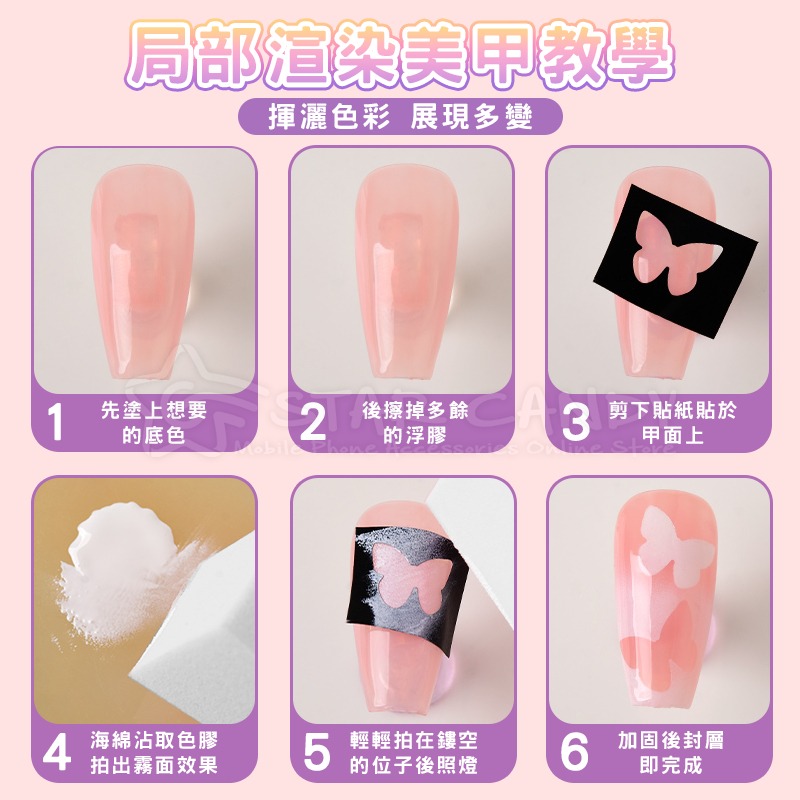 《10入》美甲六角海綿 清潔海綿 洗筆海綿 除膠海綿 美甲工具 美甲材料 海綿 無絮海棉 漸層 暈染 六角【A284】-細節圖7