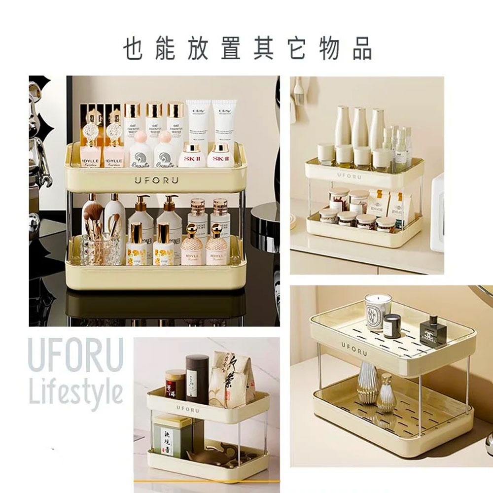 瀝水杯架 桌面托盤 雙層/三層瀝水杯架 雙層碗盤瀝水 杯架瀝水架 廚房收納 化妝品收納 置物架 收納架-細節圖5